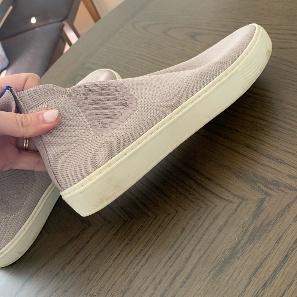 Rothy’s Lilac slip on sneaker